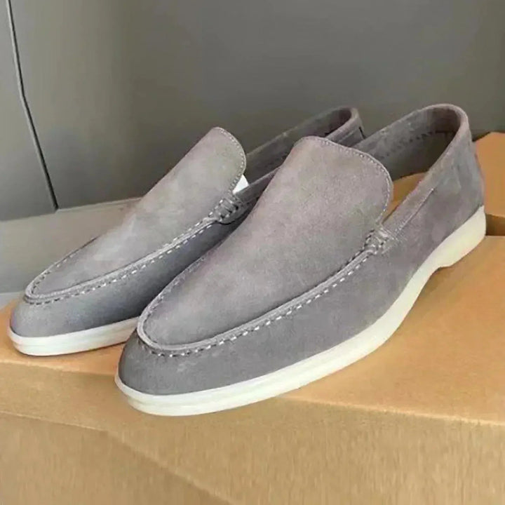 Kalen | Casual Suede Slip - On Loafers - LXNDON
