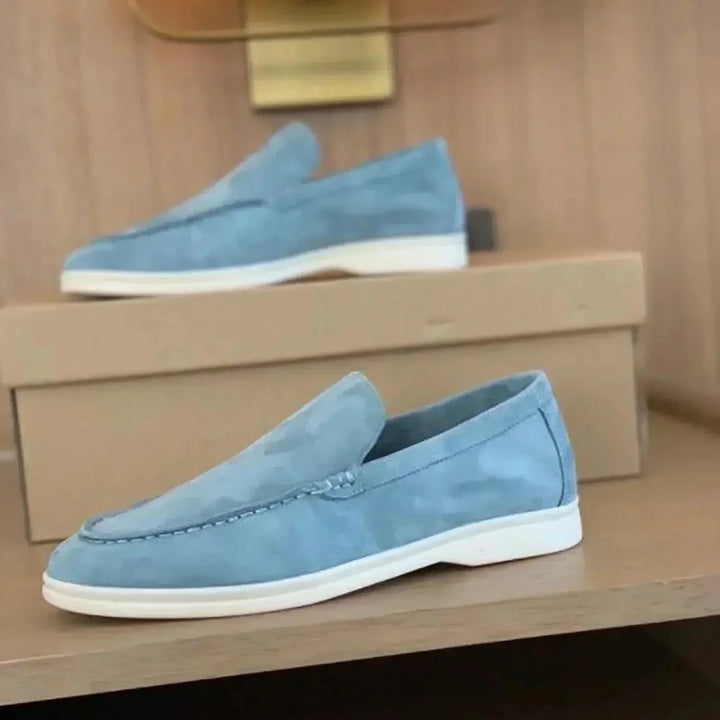 Kalen | Casual Suede Slip - On Loafers - LXNDON