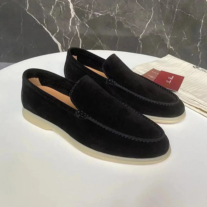 Kalen | Casual Suede Slip - On Loafers - LXNDON