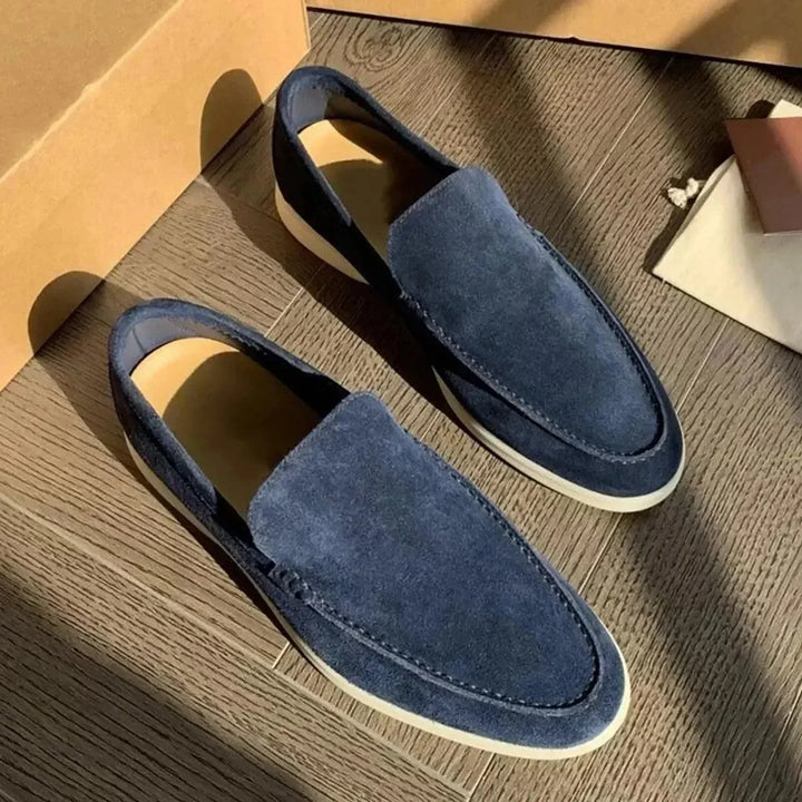 Kalen | Casual Suede Slip - On Loafers - LXNDON