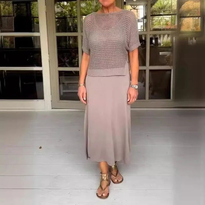 Lenora | Relaxed Knit Two - Piece Set - LXNDON