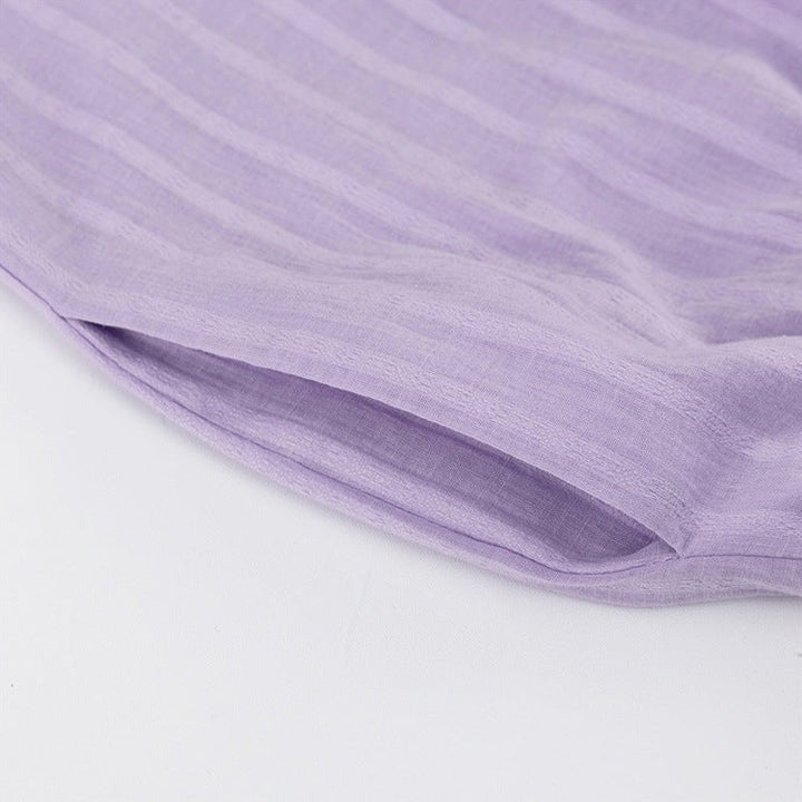 Lioren | Striped Button - Up Two - Piece Set - LXNDON