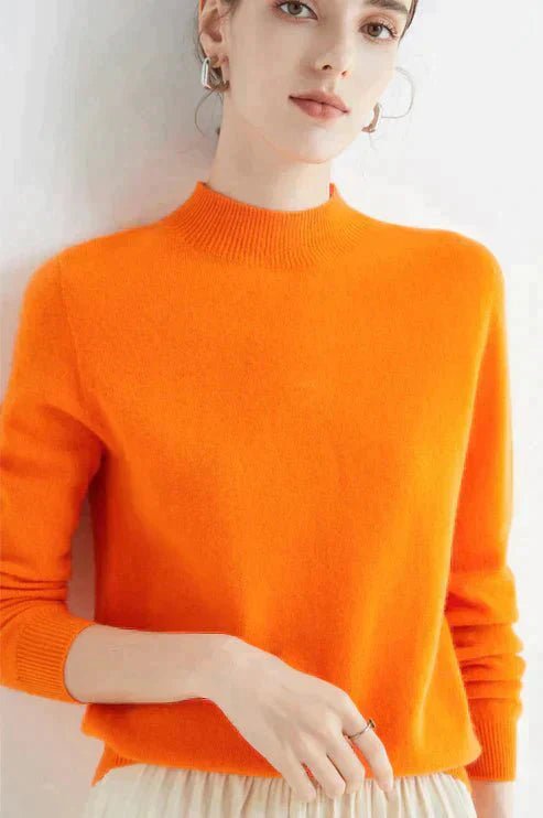 Maelle | Elegant Minimalist Knit Sweater - LXNDON