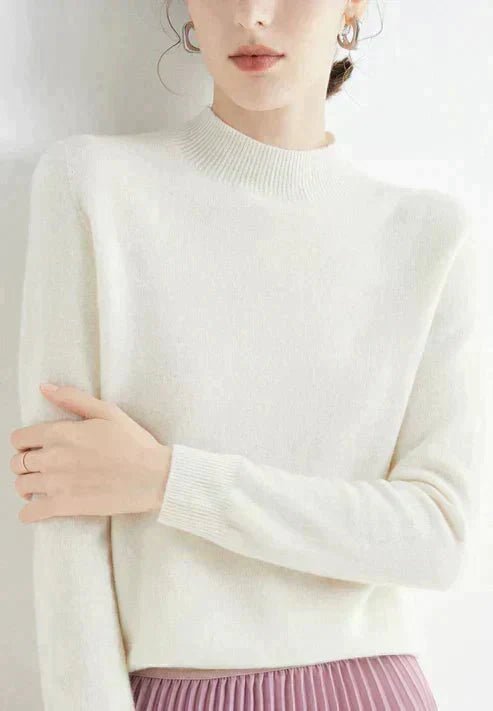 Maelle | Elegant Minimalist Knit Sweater - LXNDON