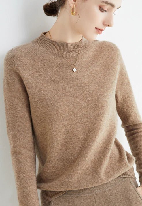 Maelle | Elegant Minimalist Knit Sweater - LXNDON