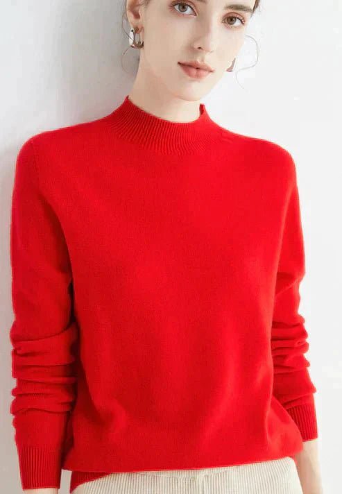 Maelle | Elegant Minimalist Knit Sweater - LXNDON