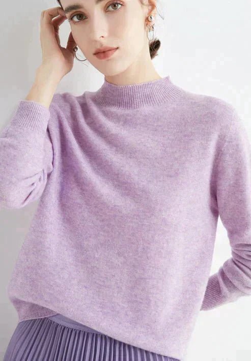Maelle | Elegant Minimalist Knit Sweater - LXNDON