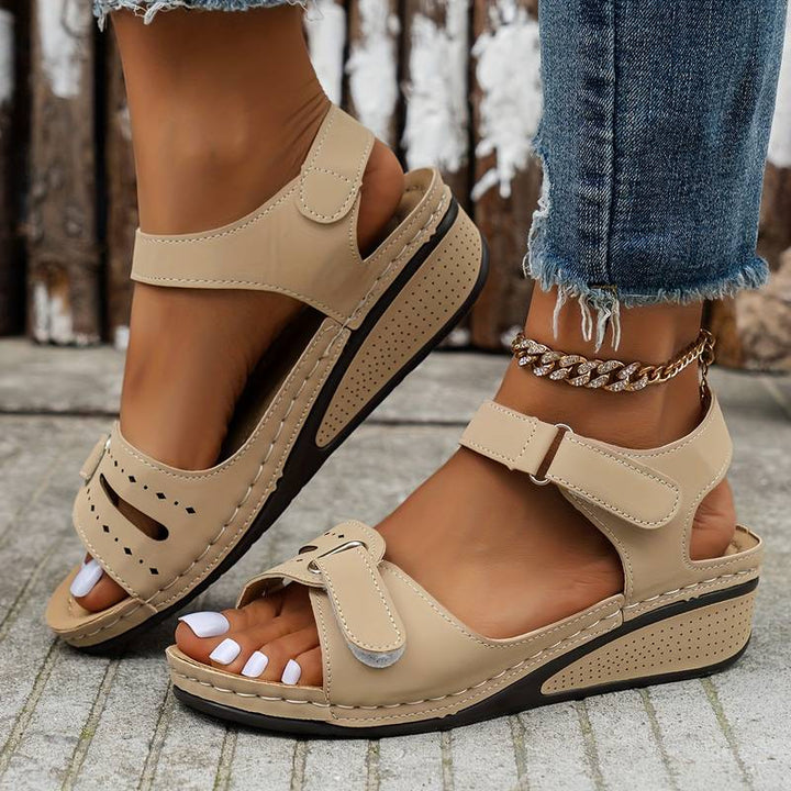 Marilla | Comfy Platform Summer Sandals - LXNDON