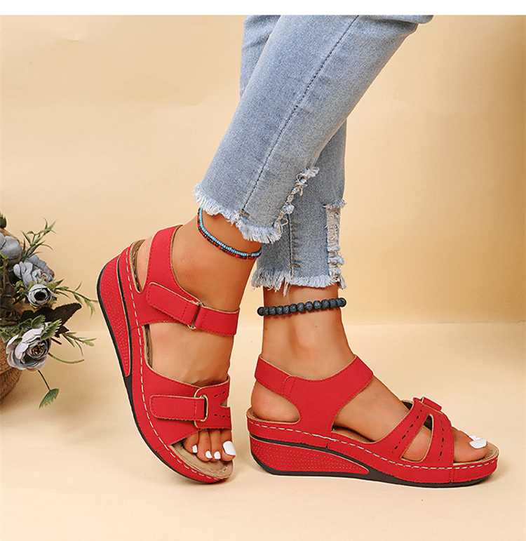 Marilla | Comfy Platform Summer Sandals - LXNDON