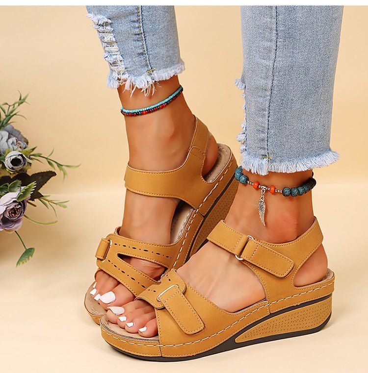 Marilla | Comfy Platform Summer Sandals - LXNDON