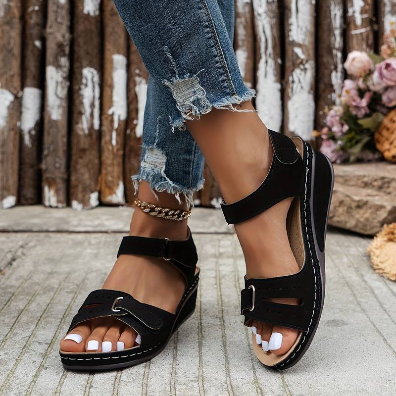 Marilla | Comfy Platform Summer Sandals - LXNDON
