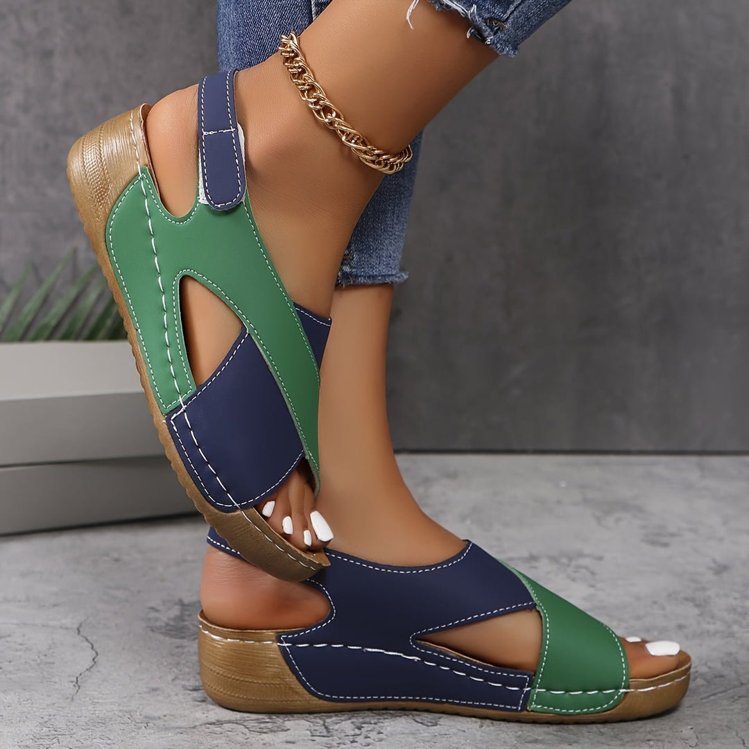 Marisol | Stylish Colorblock Walking Sandals - LXNDON