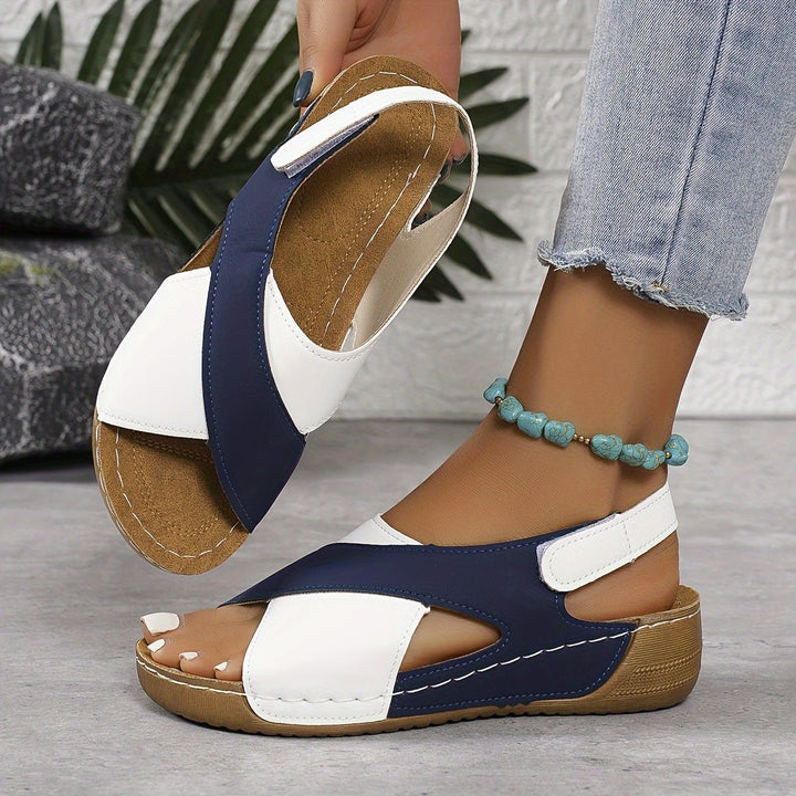 Marisol | Stylish Colorblock Walking Sandals - LXNDON
