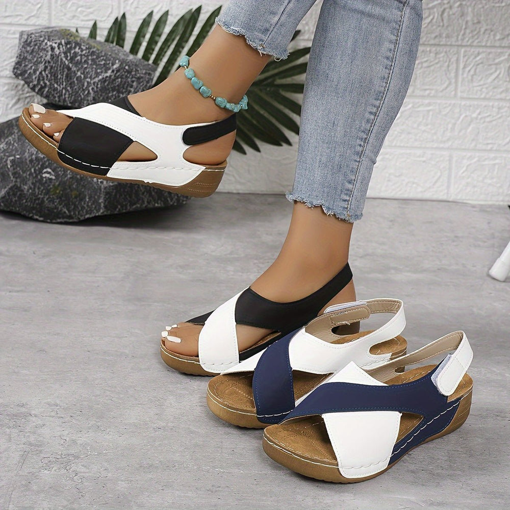 Marisol | Stylish Colorblock Walking Sandals - LXNDON