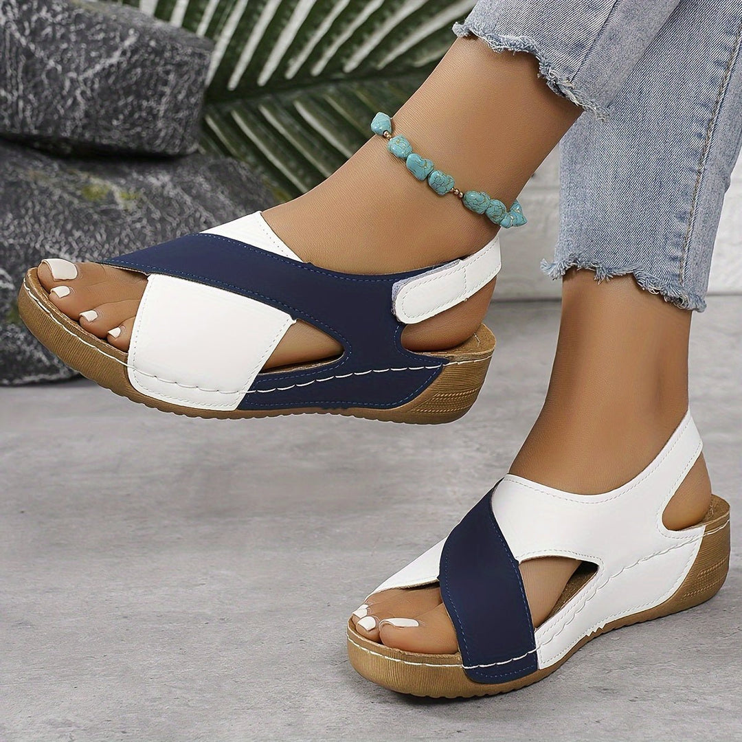 Marisol | Stylish Colorblock Walking Sandals - LXNDON