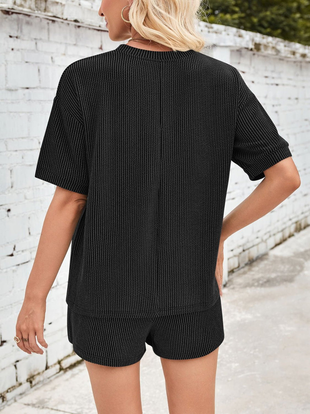 Maxine | Ribbed Relaxed Lounge Set - LXNDON