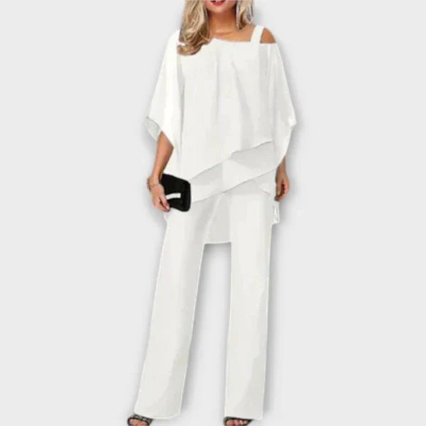 Melina | Elegant Layered Two - Piece Set - LXNDONHEIDI787202MODE - Setfurelegante - weib - S - teamevelyn