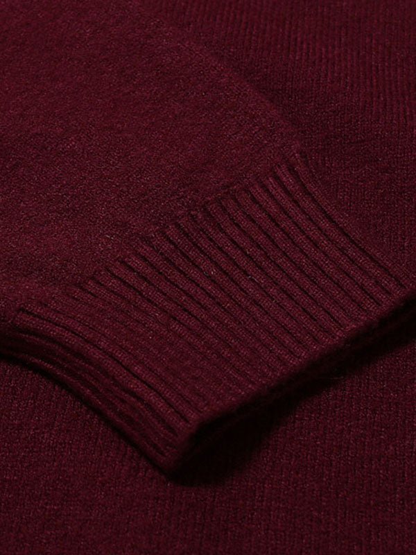 Men's Basic Solid Turtleneck Sweater - LXNDON
