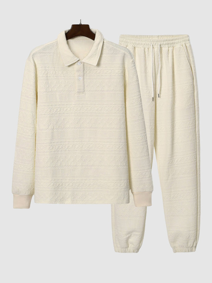 Men's Textured Vintage Jacquard Set - LXNDON