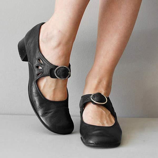 Mirelle | Elegant Buckled Comfort Shoes - LXNDON
