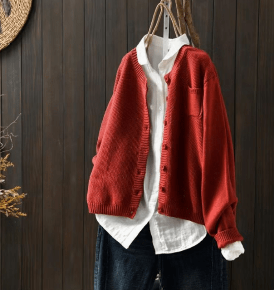 Mirelle | Vintage Button - Up Cardigan - LXNDON