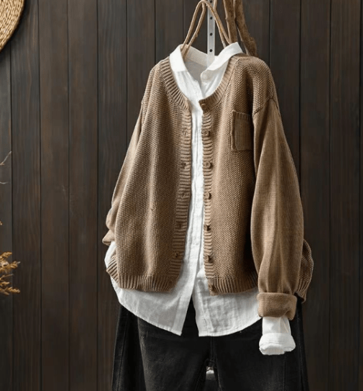 Mirelle | Vintage Button - Up Cardigan - LXNDON