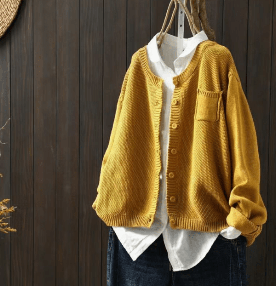 Mirelle | Vintage Button - Up Cardigan - LXNDON