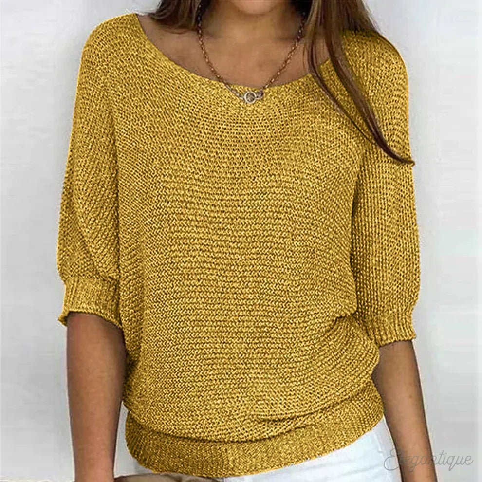 Mireya | Cozy Chic Loose - Knit Sweater - LXNDON