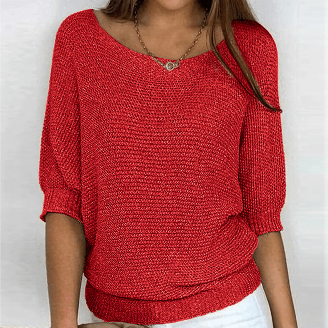 Mireya | Cozy Chic Loose - Knit Sweater - LXNDON