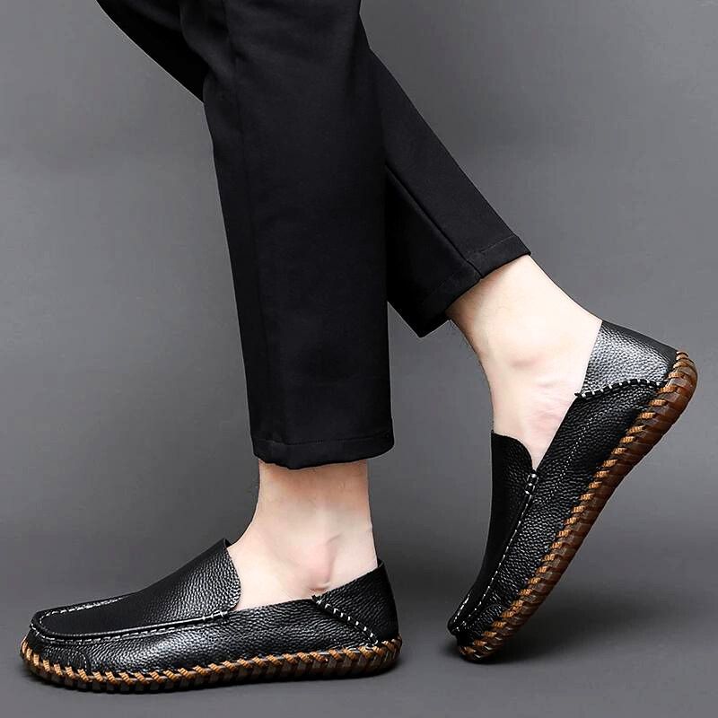 Mykonos Genuine Leather Loafers - LXNDON