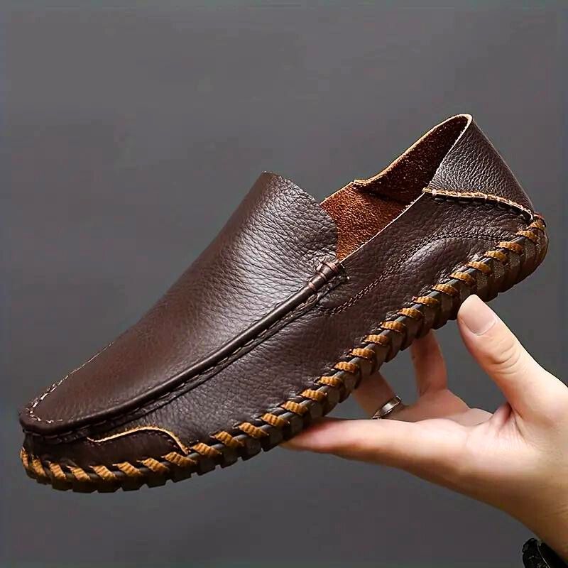 Mykonos Genuine Leather Loafers - LXNDON