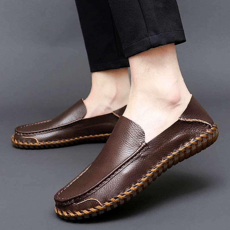 Mykonos Genuine Leather Loafers - LXNDON