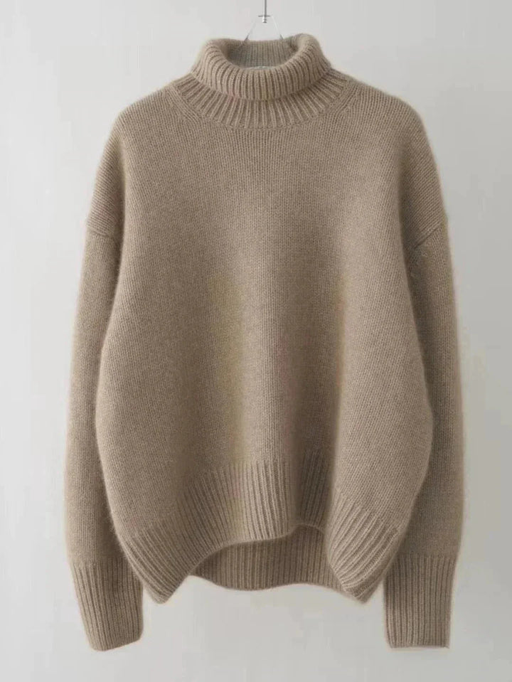 Nolene | Minimalist High - Neck Sweater - LXNDON