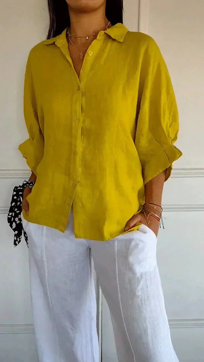 Olivia | Elegant Button - Down Shirt - LXNDON