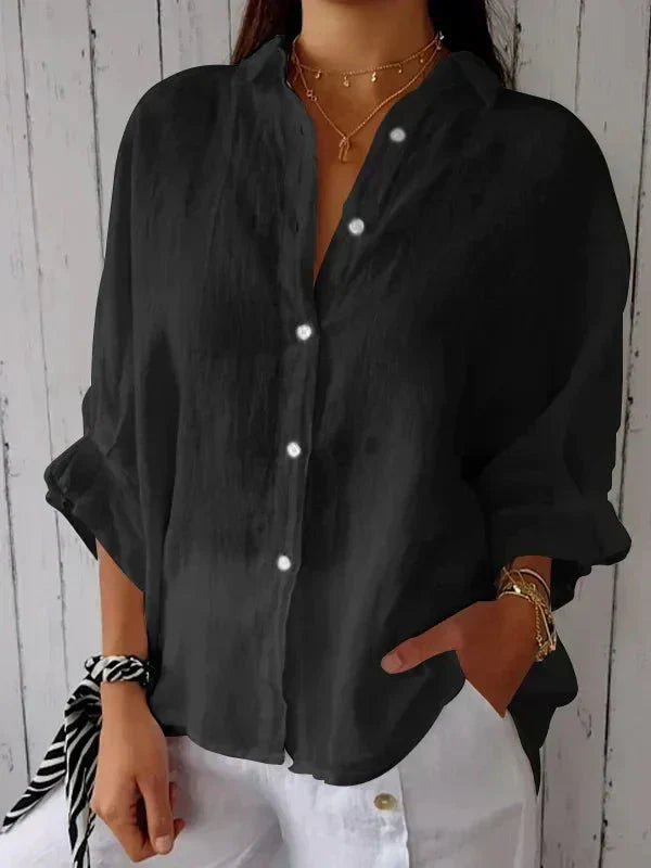 Olivia | Elegant Button - Down Shirt - LXNDON