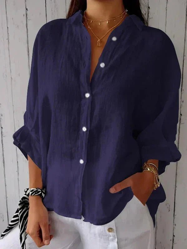 Olivia | Elegant Button - Down Shirt - LXNDON
