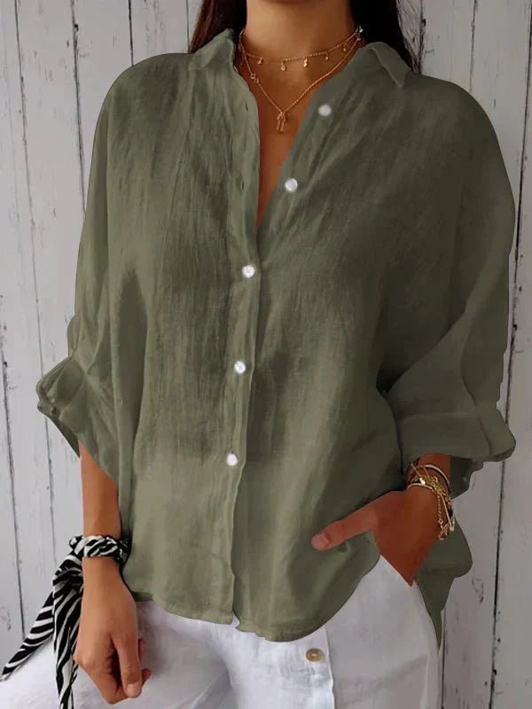 Olivia | Elegant Button - Down Shirt - LXNDON