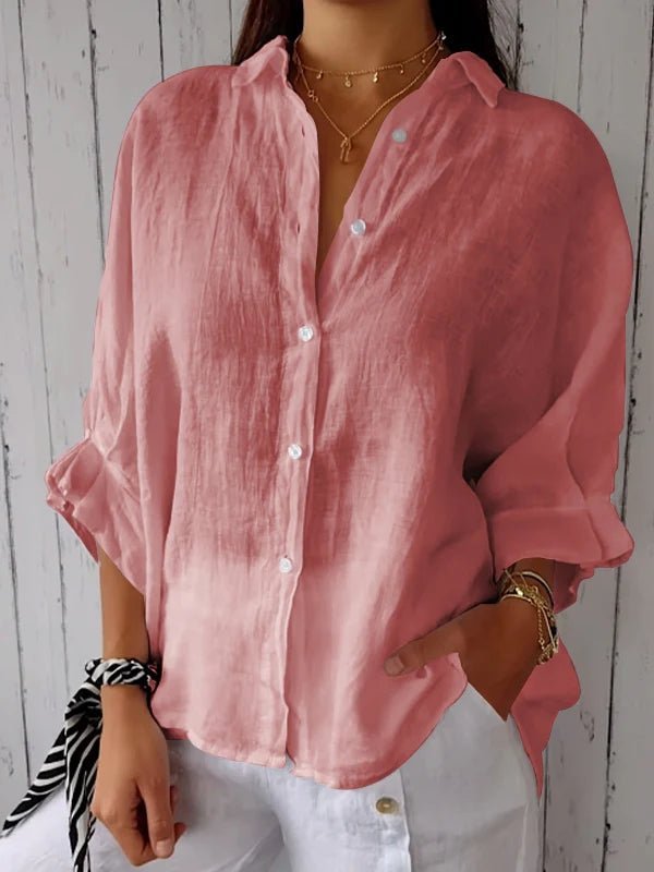 Olivia | Elegant Button - Down Shirt - LXNDON