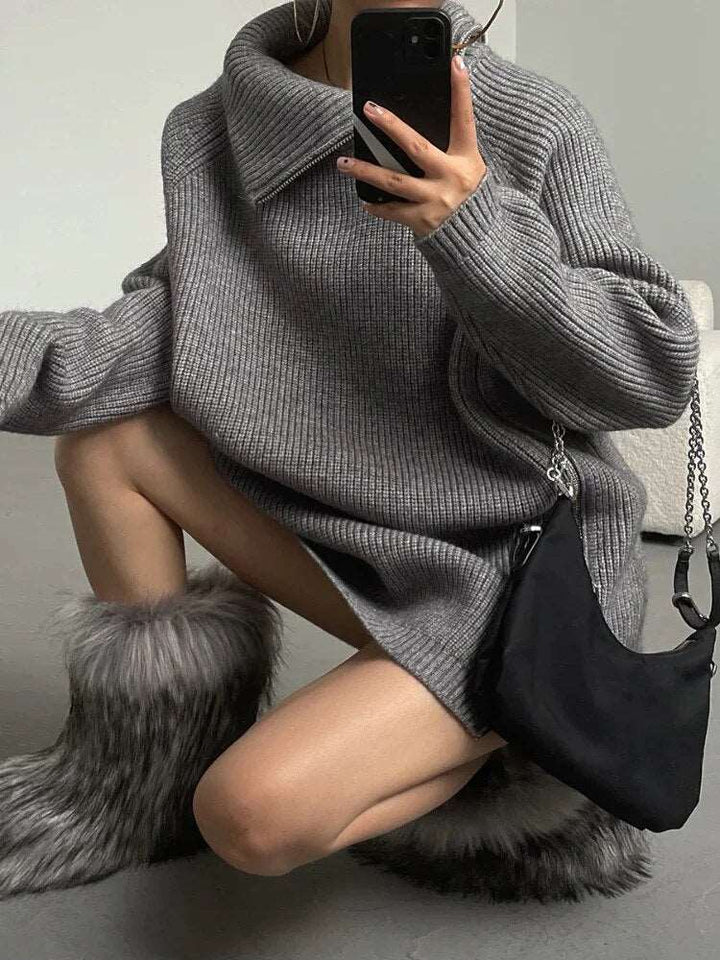 Oversized Turtleneck - LXNDONnone