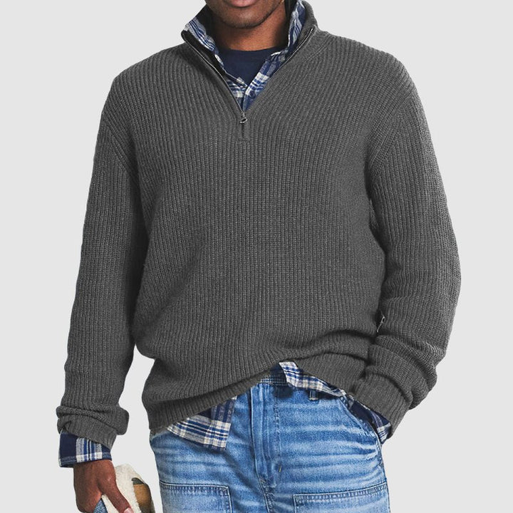 RON - Quarter Zip Sweater - LXNDON