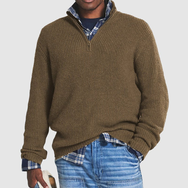 RON - Quarter Zip Sweater - LXNDON