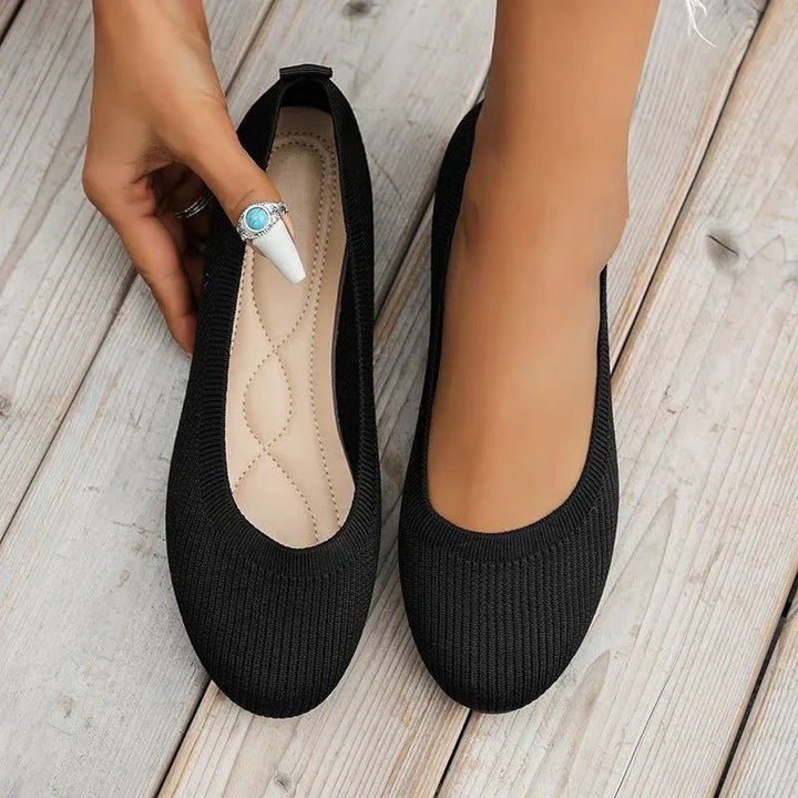 Sabrina | Minimalist Comfort Slip - On Flats - LXNDON
