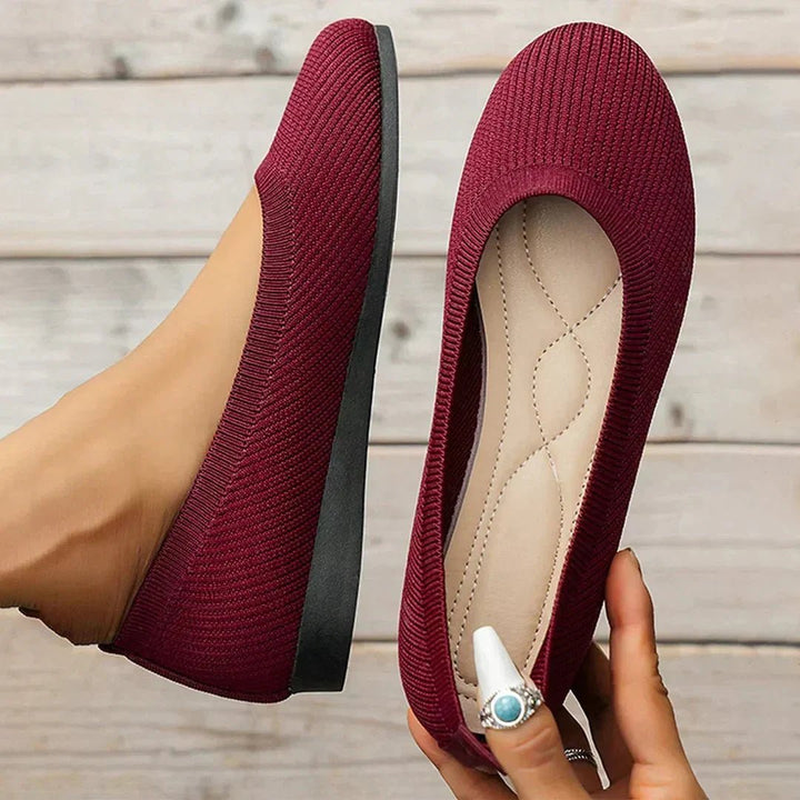 Sabrina | Minimalist Comfort Slip - On Flats - LXNDON