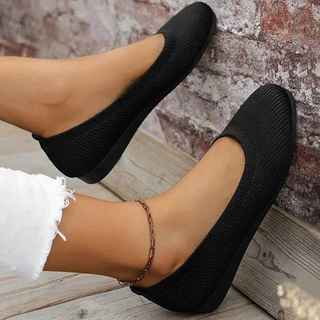 Sabrina | Minimalist Comfort Slip - On Flats - LXNDON