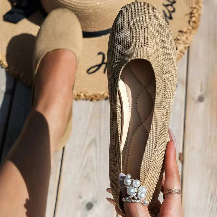 Sabrina | Minimalist Comfort Slip - On Flats - LXNDON