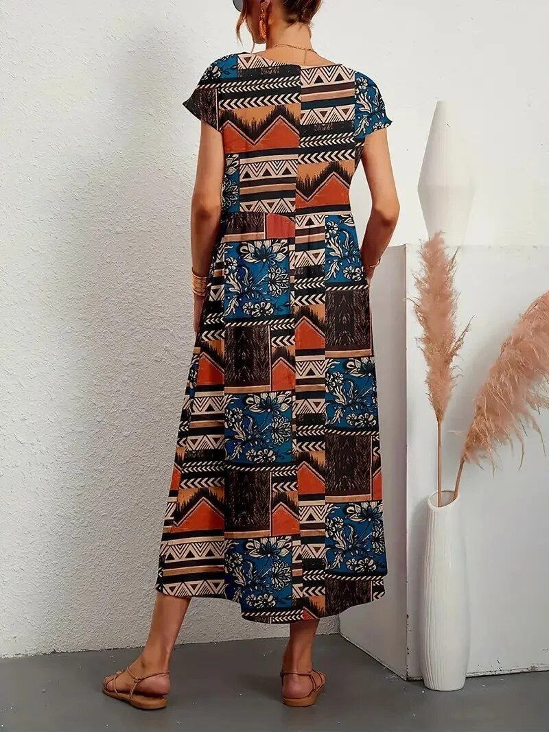 Sasha | Ethereal Floral Midi Dress - LXNDON