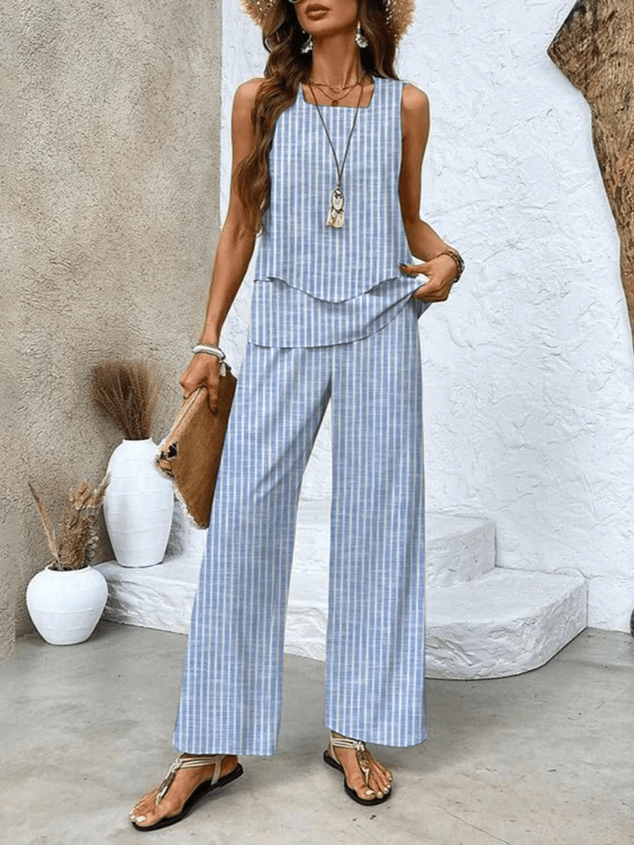 Selene | Elegant Two - Piece Summer Set - LXNDON