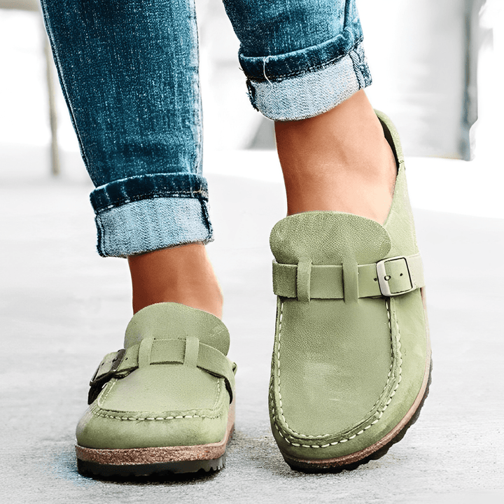 Serena | Comfortable Buckle Loafers - LXNDONSKU_1753277522411_983