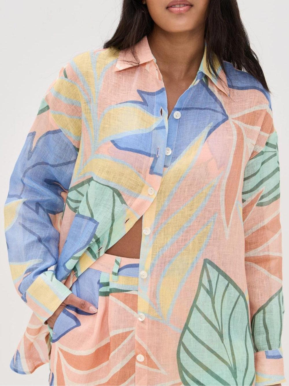 Sierra | Printed Button - Up Co - ord Set - LXNDONSKU_1753277489392_588