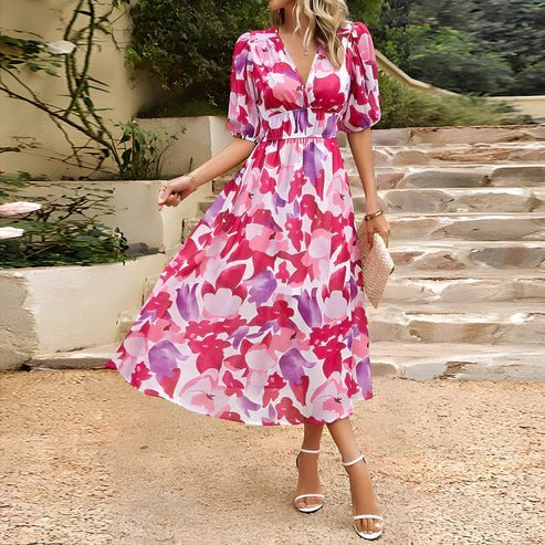 Slimming Gianna Summer Dress - LXNDON